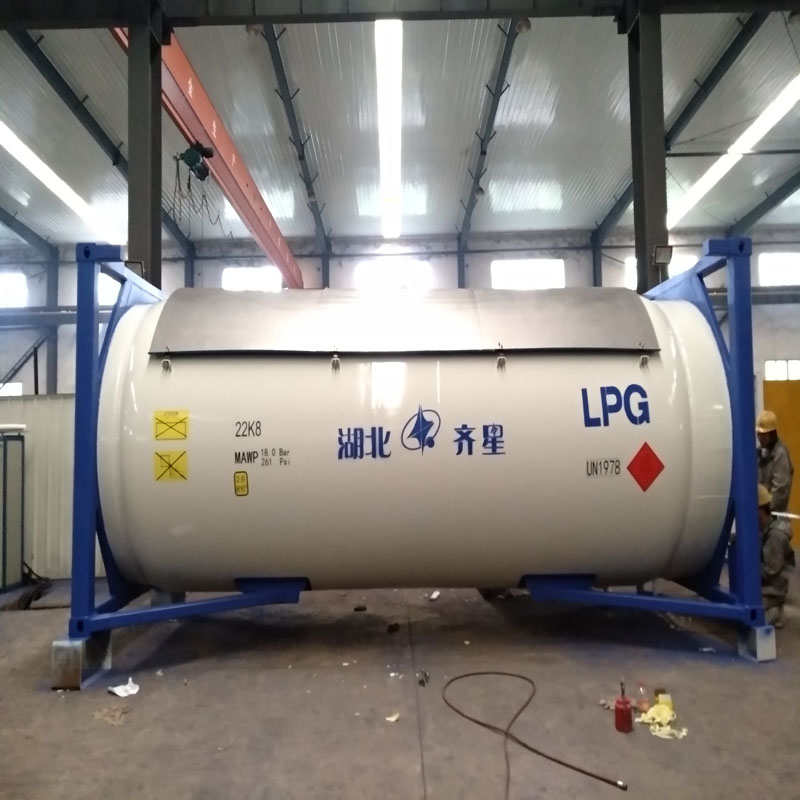 LPG罐箱移動式液化氣儲罐T50罐箱ASME認證廠家