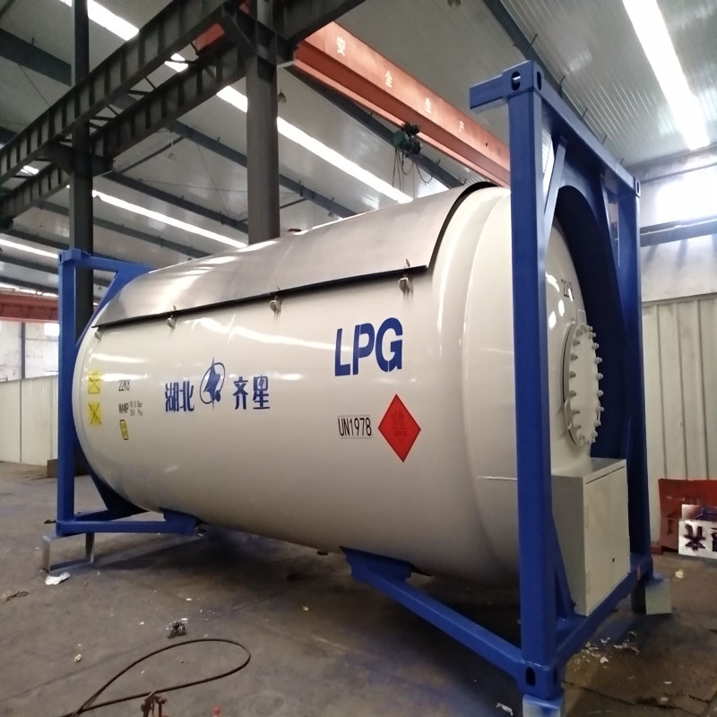 LPG罐箱移動式液化氣儲罐T50罐箱ASME認證廠家圖片