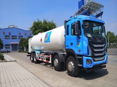 液化石油氣罐車lpg加氣車試車